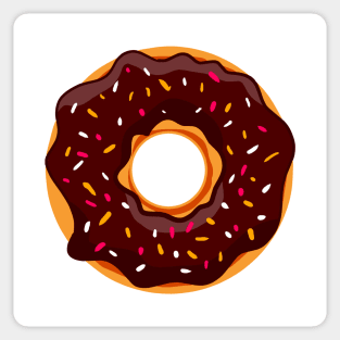 A simple donut Sticker